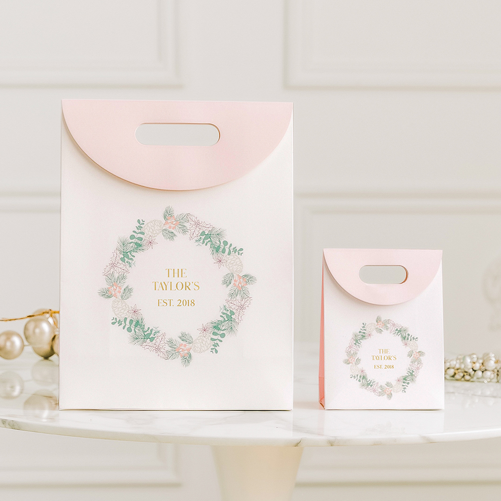 Personalized paper gift clearance bags